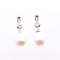 Orecchini Domar Gioielli Donna Orecchini perle argento 925 in Argento Cubic Zirconia EPB121954